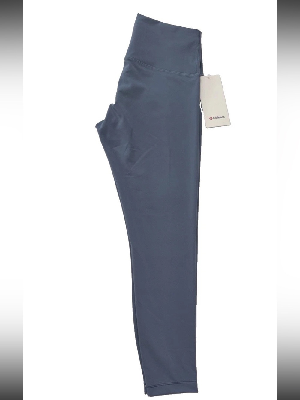 NWT*LULULEMON*SIZE 10*WUNDER TRAIN HIGH RISE 25” L PANT*AUTHENTIC*STEEL BLUE*$98 - Picture 10 of 16